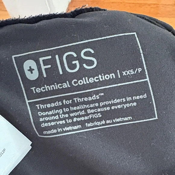 Figs high waisted jogger scrub pants in black size xxsp - Picture 4 of 4